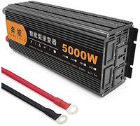 Inversores de corriente auto pura onda sinusoidal inversor 2200 W 3200 W 4000 W 5000 W 6000 W 8000 W 9000 W 12000 W Convertidor de voltaje DC 12 V 24 V a 220 V CA para coche, caravana, viajes, camping (5000 W, 24 V)