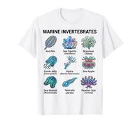 Invertebrados Marinos Organismos Marinos únicos Amantes de la Ciencia Camiseta