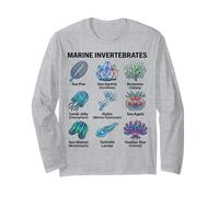 Invertebrados Marinos Organismos Marinos únicos Amantes de la Ciencia Manga Larga