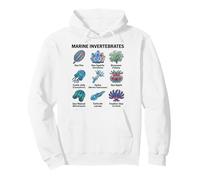 Invertebrados Marinos Organismos Marinos únicos Amantes de la Ciencia Sudadera con Capucha