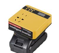 Inverter de energía de la batería: Carcasa, Cargador portátil | Función de visualización Actual del Adaptador de Trabajo al Aire Libre Compacto, solución de Salida de energía para los sitios d