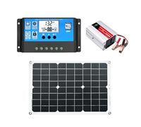 Inverter de energía portátil - Estación de Carga Solar, Kit de cuadrícula Fuera de Lugar | Fuente de energía renovable es Compatible con Vida al Aire Libre, un confiable de 300 W para