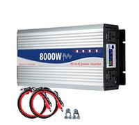 Inverter De Onda Sinusoidal De 8000W Puro, 12V 24V 48V 60V 72V Fase Dividida DC A 110V 220V Inverter De Potencia De AC AC Para Camiones, Hogar, RV, Inversor Solar Fuera De La Red,60V to 110V