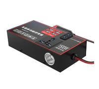 Inverter di alimentazione per Auto - Guscio in Metallo da 12 V a 220 V | Convertitore da Auto a Presa Con Puerta Multiple 1500 W, adattatore USB | Convertitore di tensione per autoo Convertitor DC 1