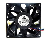 Inverter fan for DELTA FFB0924SHE 24V 0.60A 9238, cooling fan FFB0924SHE 9CM 3wire
