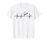 Invertir en bolsa Línea del corazón Camiseta