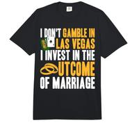 Invertir en Matrimonio no en apuestas Humor Las Vegas Comfort Colors Adult Heavyweight T-Shirt