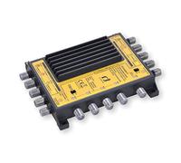 Inverto 5413 IDLU-UST110-CUO4O-32PP Unicable II - Conmutador múltiple Compacto con 4 Salidas, Color Negro