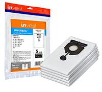 Invest 5 Bolsas de Aspiradora para Kärcher NT 30/1 - 30 Litros - 2.889-154.0 - Filtro de Fieltro de Microfibra Resistente