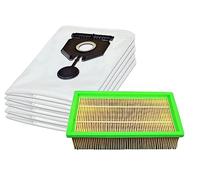 Invest - Bolsas de aspiradora compatibles con Karcher: 2.889-154.0, NT 30/1 Tact Te L, NT 30/1 Tact Te M, NT 30/1 Tact L, NT 30/1 Ap L NT 30/1 Ap L, 30 l - Bolsas de filtro de repuesto, color blanco