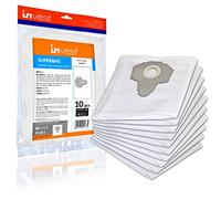 Invest - Bolsas de aspiradora compatibles con Parkside 1300 D3 1300 A1, 1300 B2, PNTS 1400, 1400 B2, C1, D1, 1500, PNTS 30/6, PNTS 30, PNTS 6S - Bolsas de repuesto, color blanco, 10 unidades