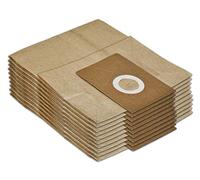 Invest - Bolsas de repuesto para aspiradora, bolsas de filtro compatibles con Kärcher: NT 351 ECO, NT 351, NT 361 M, FLEX S 35, NT 361 A, NT 361 TEA sustituye 6.906-101 - marrón, 10 unidades