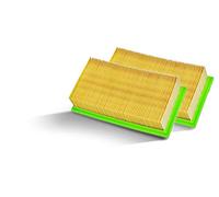 Invest - Filtro de pliegue plano adecuado para Festo Festool CT/CTL/CTM 11/22/33/44/45; Kärcher NT351, NT351/ECO, NT14/1, alternativa a 6.904-110.0, 2 unidades