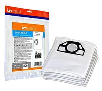 Invest - Recambio para bolsas de aspiradora compatibles con Kärcher: WD3, MV3, A1000, A1001, A2101, A2111, A2131, A2131 PT, A2201, A2201, A2204, A2204, A2231, A2231 PT - White 5pcs