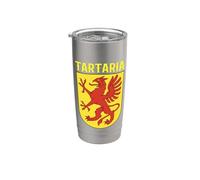 Investiga Tartaria y la inundación de lodo para los amantes de la tartaria Vaso térmico de acero inoxidable de doble pared