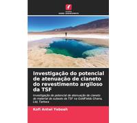 Investigação do potencial de atenuação de cianeto do revestimento argiloso da TSF: Investigação do potencial de atenuação de cianeto do material do subsolo da TSF na GoldFields Ghana, Ltd, Tarkwa