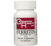 Investigacin cardiovascular Ferritina Suplemento de hierro mximo de absorcin 1 paquete 01-crema 60 cpsulas