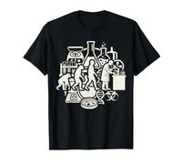Investigación Científico Evolución Laboratorio Ciencias Trabajo Gráfi Camiseta