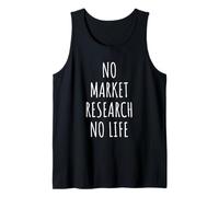 Investigación de Mercado Amante Hombres Mujeres Niños Marketing Camiseta sin Mangas