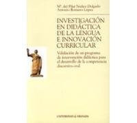 investigacion en didactica de la lengua e innovacion curricular: valid