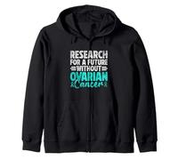 Investigación para un Futuro sin cáncer de Ovario Cáncer de Ovario Sudadera con Capucha