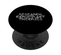 Investigación Teorías de conspiración Teoría de la conspiración Loca Divertida PopSockets PopGrip Adhesivo