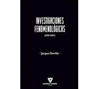 Investigaciones fenomenológicas (FILOSOFIA)