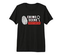 Investigador de la Escena del Crimen Científico forense Crimen Verdadero CSI Camiseta Premium