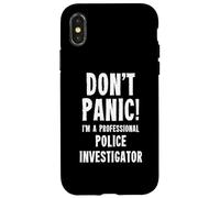 Investigador Policial Carcasa para iPhone X/XS