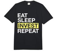 Investing Lover Eat Sleep Invest Repeat Comfort Colors Adult Heavyweight T-Shirt
