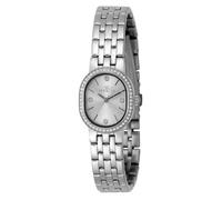INVICTA Angel 48134 Reloj para Mujer - Impermeable - Analógico - Movimiento Cuarzo - Acero Inoxidable con Esfera Plata - 20mm