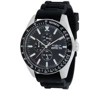 INVICTA Aviator 38402 Reloj para Hombre - Impermeable - Analógico - Movimiento Cuarzo - Acero Inoxidable con Esfera Azul - 45mm