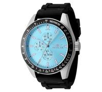 INVICTA Aviator 48856 Reloj para Hombre - Impermeable - Analógico - Movimiento Cuarzo - Acero Inoxidable con Esfera Plata - 45mm