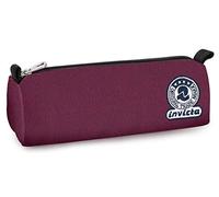 Invicta Estuche - Bolsa para bolígrafos, multicolor, caja para artículos de papelería, estuche para bolígrafos para niños y niñas adolescentes, perfecto para material escolar, rojo/morado, Benin II