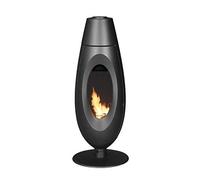 Invicta estufa de leña de hierro fundido 5kw antracita p614904
