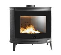 Invicta estufa de leña de hierro fundido 9kw antracita p647844