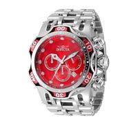 INVICTA Fusion 49167 Reloj para Hombre - Impermeable - Analógico - Movimiento Cuarzo - Acero Inoxidable con Esfera Plata - 54mm