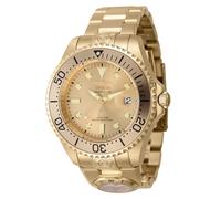 INVICTA Grand Diver 45817 Reloj para Hombre - Impermeable - Analógico - Movimiento Automático - Acero Inoxidable con Esfera Negro - 47mm