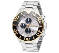 INVICTA Grand Diver 48589 Reloj para Hombre - Impermeable - Analógico - Movimiento Cuarzo - Acero Inoxidable con Esfera Negro - 52mm