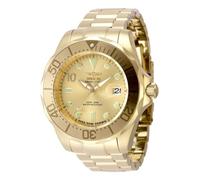 INVICTA Grand Diver 48705 Reloj para Hombre - Impermeable - Analógico - Movimiento Automático - Acero Inoxidable con Esfera Negro - 47mm