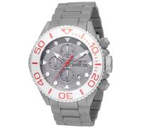INVICTA Grand Diver 49146 Reloj de Hombre - Movimiento de Cuarzo - Acero Inoxidable con Esfera Gris - 52 mm