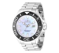 INVICTA Grand Diver 49153 Reloj para Hombre - Impermeable - Analógico - Movimiento Cuarzo - Acero Inoxidable con Esfera Madre Perla - 52mm