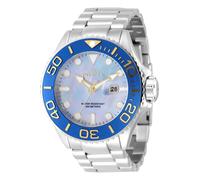 INVICTA Grand Diver 49157 Reloj para Hombre - Impermeable - Analógico - Movimiento Cuarzo - Acero Inoxidable con Esfera Rojo - 52mm