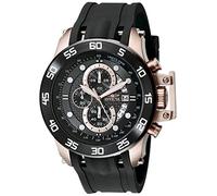 INVICTA I-Force 19254 Reloj para Hombre - Impermeable - Analógico - Movimiento Cuarzo - Acero Inoxidable con Esfera Negro - 51mm