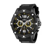 INVICTA I-Force 34021 Reloj para Hombre - Movimiento de Cuarzo - Acero Inoxidable con Esfera Negra - 50 mm