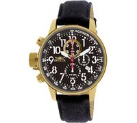 Invicta I-Force, Reloj de cuarzo para hombre de acero inoxidable, 46 mm, Oro / Negro