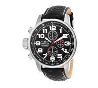 Invicta I-Force, Reloj de cuarzo para hombre de acero inoxidable, 46 mm, Negro plata