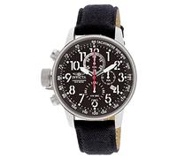 Invicta I-Force, Reloj de cuarzo para hombre de acero inoxidable, 46 mm, Plata / Negro