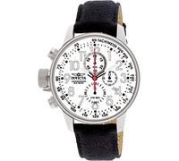 Invicta I-Force, Reloj de cuarzo para hombre de acero inoxidable, 46 mm, Plata / Blanco