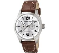 Invicta I-Force, Reloj de cuarzo para hombre de acero inoxidable, 48 mm, Marrón / Plata